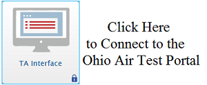 Ohio Air Test Portal Login Page